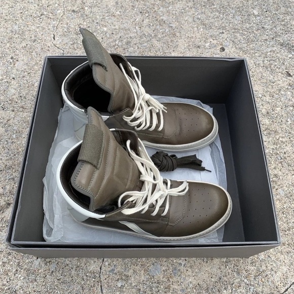 RICK OWEN Geobaskets 7288576109 Khaki - Picture 3 of 11